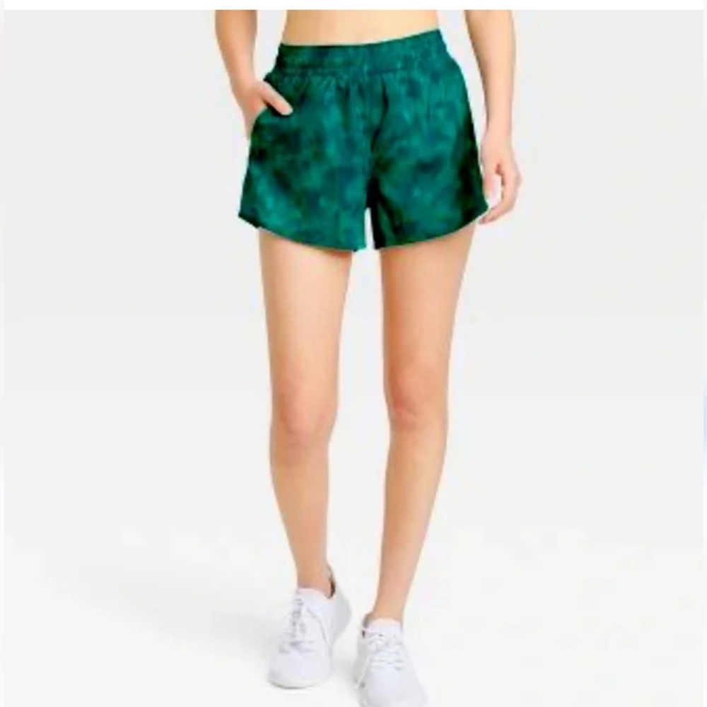 All in Motion Green Athletic Shorts